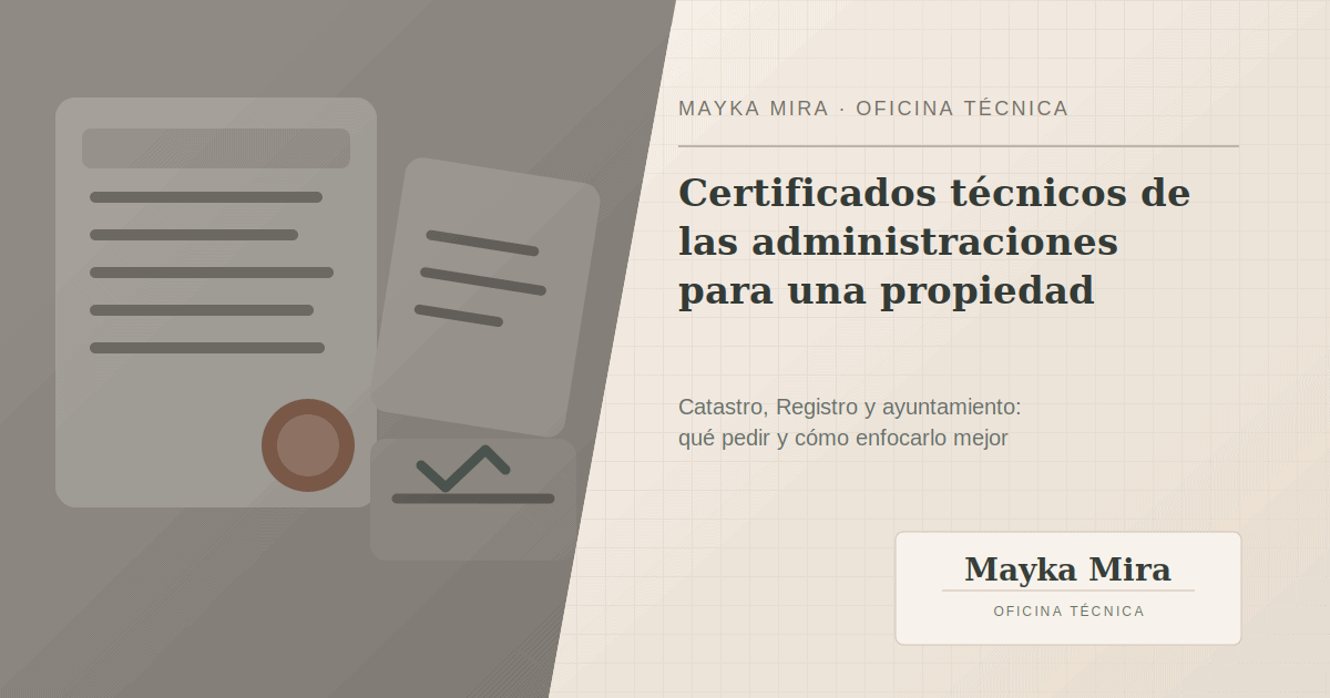 Certificados técnicos de las administraciones en la Comunitat Valenciana: cuáles pedir y cómo enfocarlos bien, imagen destacada