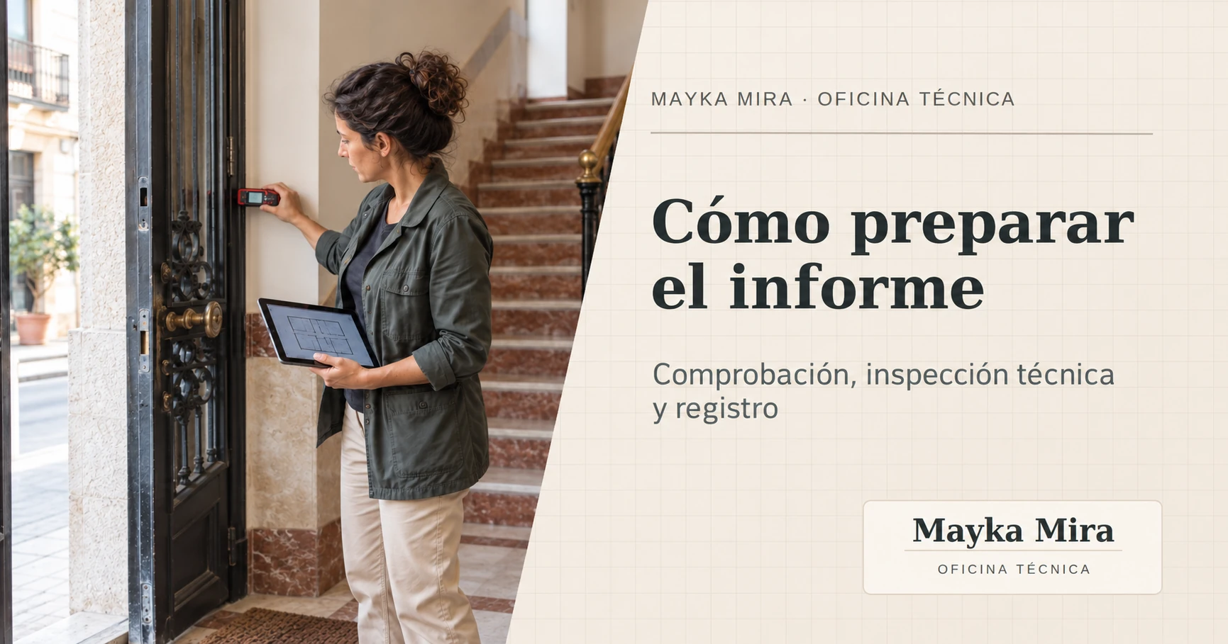 Evaluación de accesibilidad y energía dentro del IEEV.CV Revisión técnica de accesibilidad y eficiencia energética en las zonas comunes de un edificio residencial