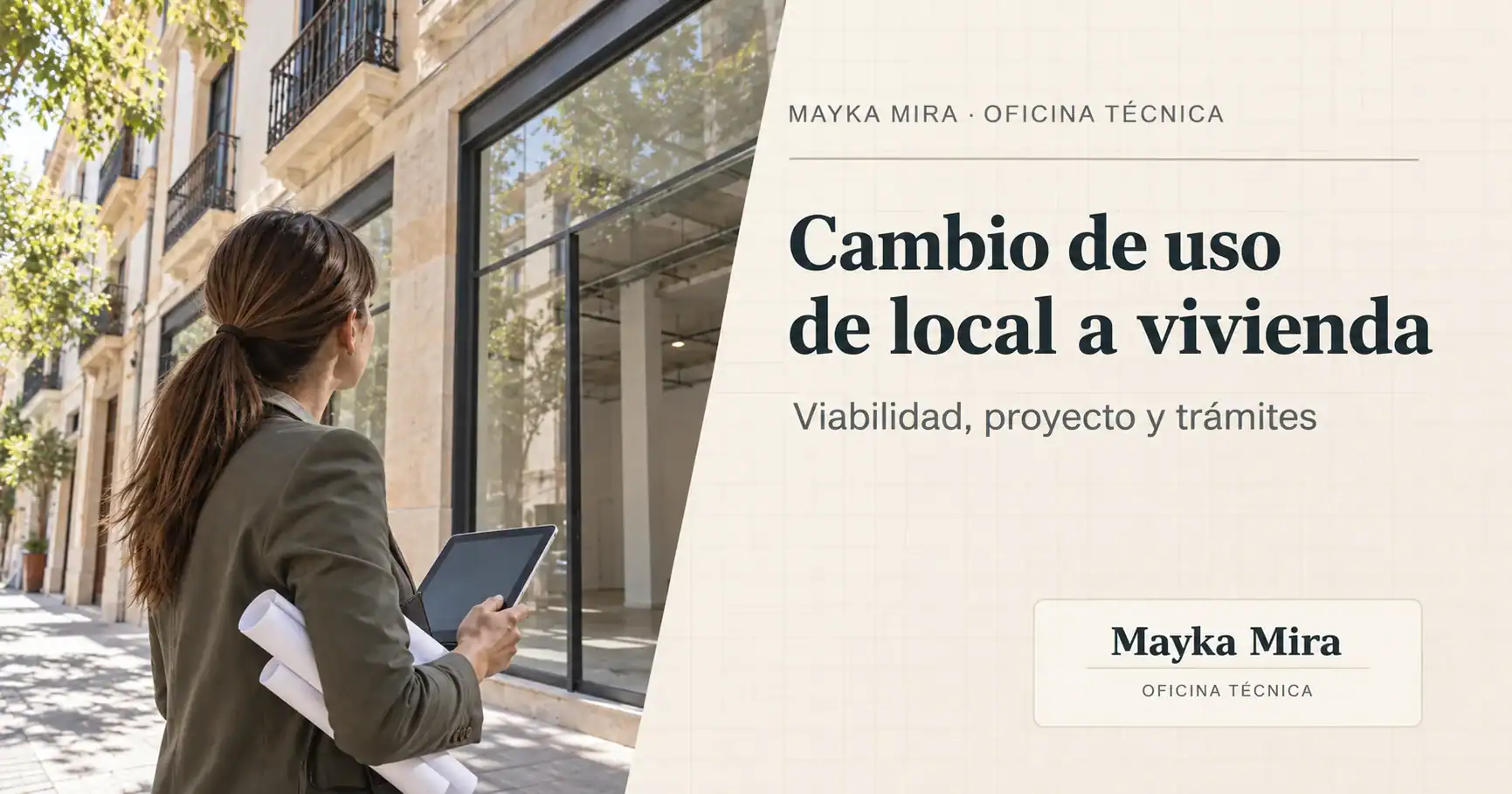 Cambio de uso de local a vivienda en la Comunitat Valenciana: viabilidad, proyecto y trámites, imagen destacada